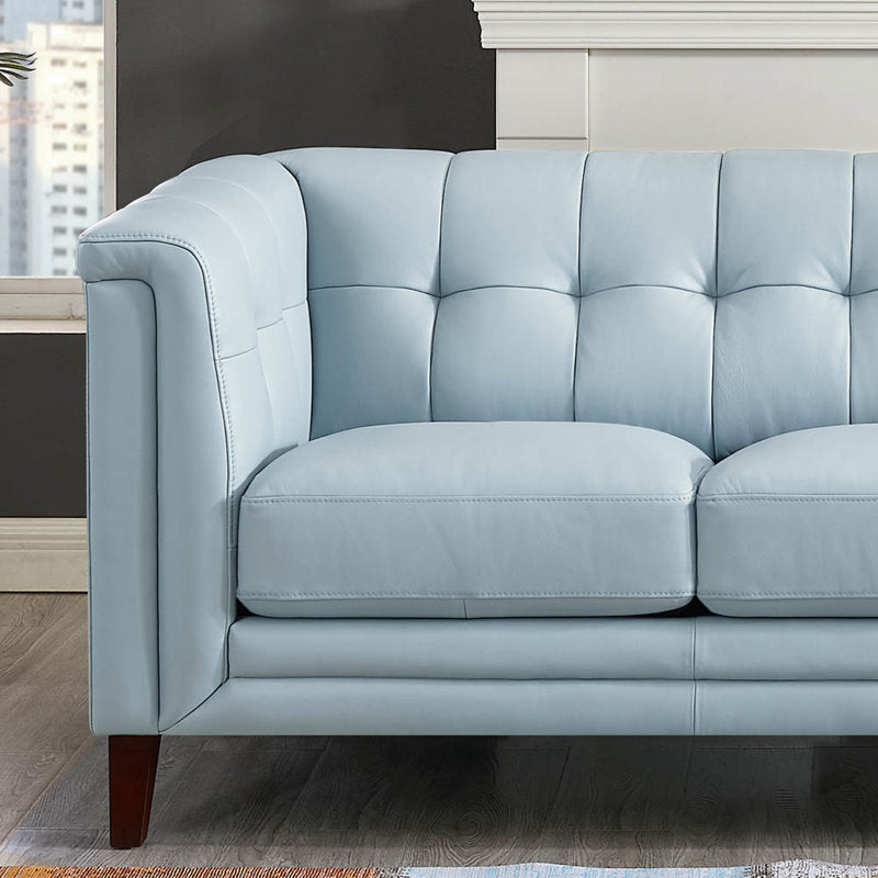 Premium tufted wooden sofa set