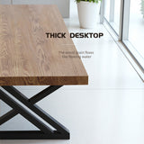 Premium teak wood dining table for modern home
