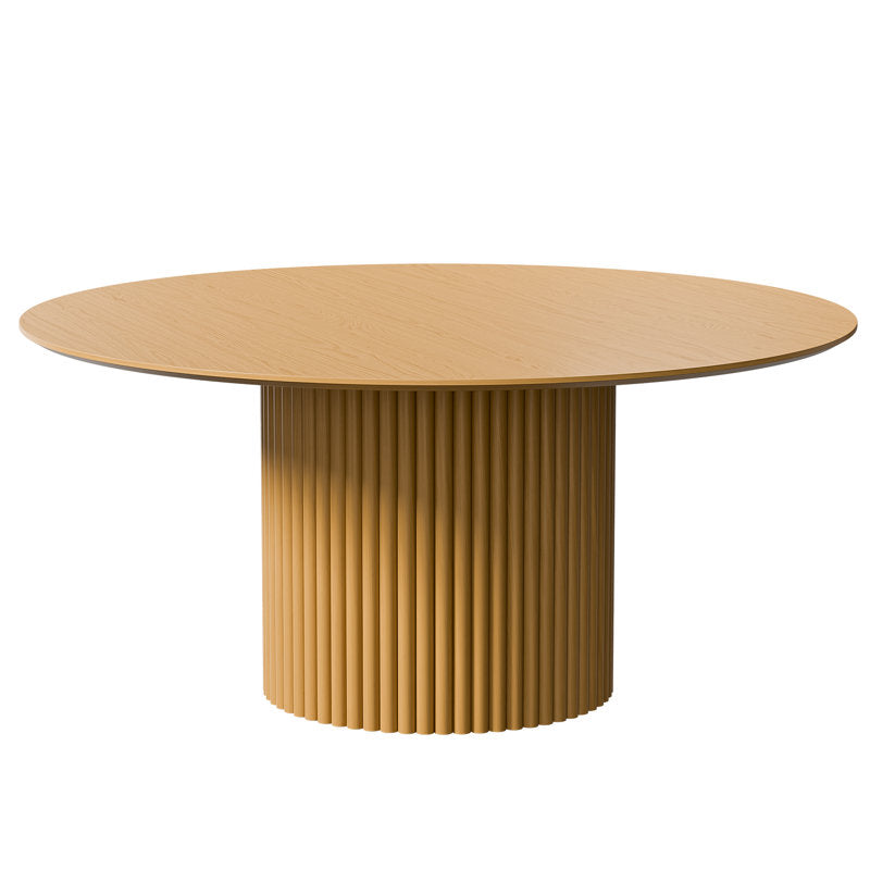 Scandinavian style teak wood dining table and chairs