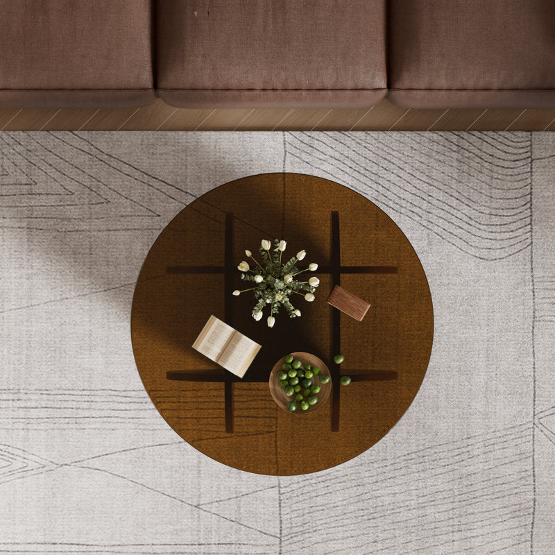 Luxury teak wood center table for living room