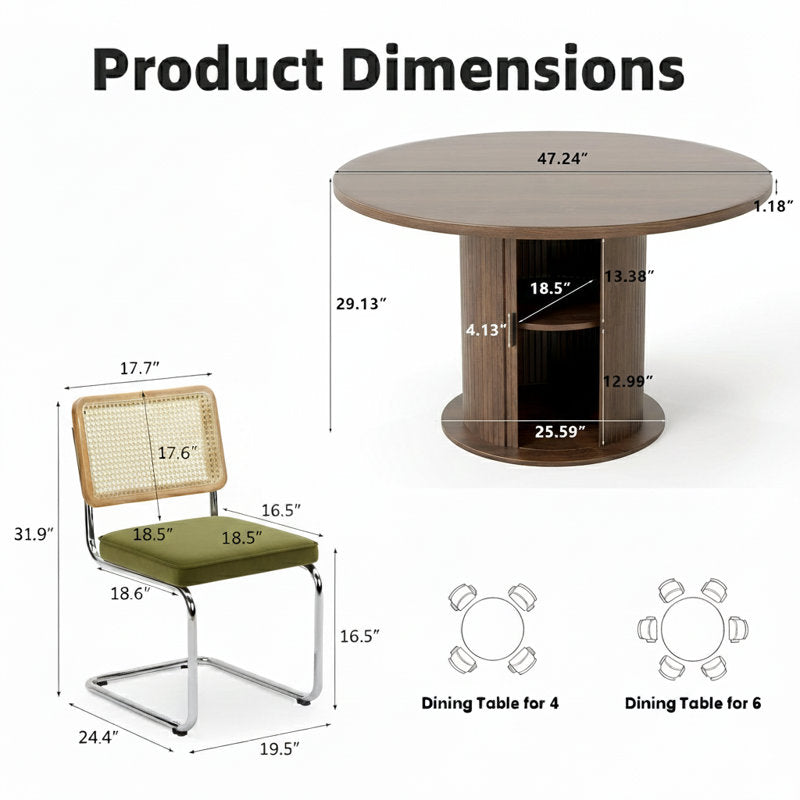 Premium wooden dining table for apartment interiors