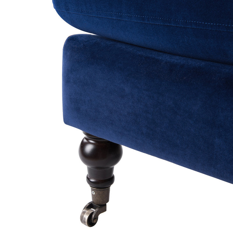Modern classic velvet armchair for home décor
