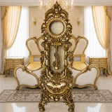 Antique Maharaja style teak wood luxury wall décor