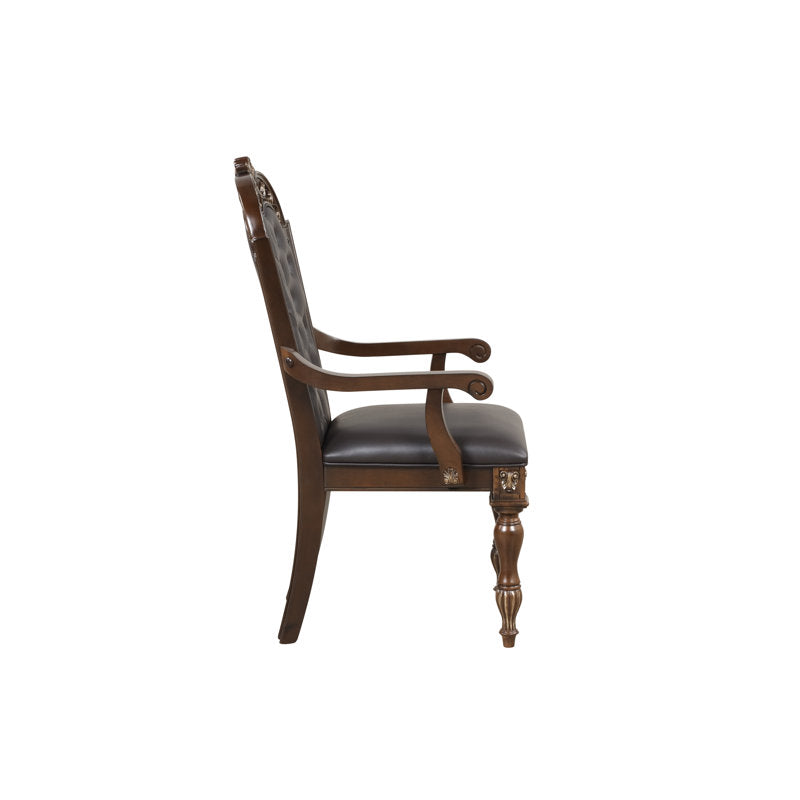 Royal style solid teak wood dining set