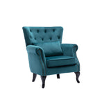 Premium velvet accent chair for living room seating