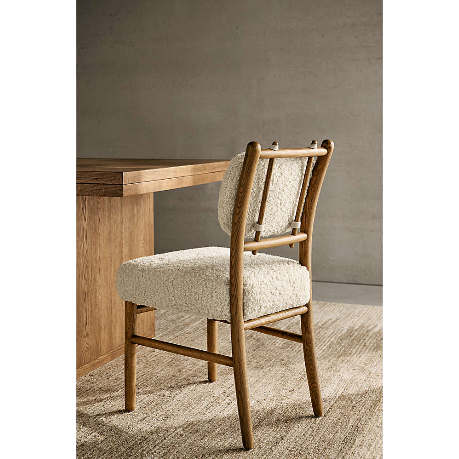 Designer teak wood dining chair for modern homes