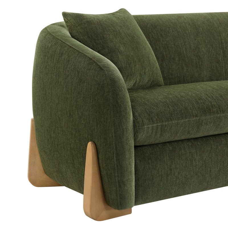 Sky Rise Decor 3-seater green velvet couch
