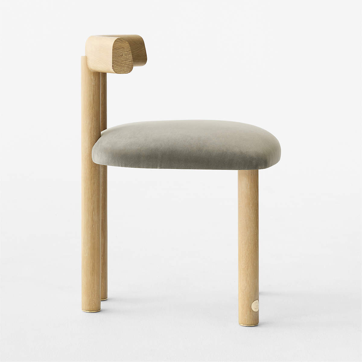 Scandinavian style teak wood dining chair
