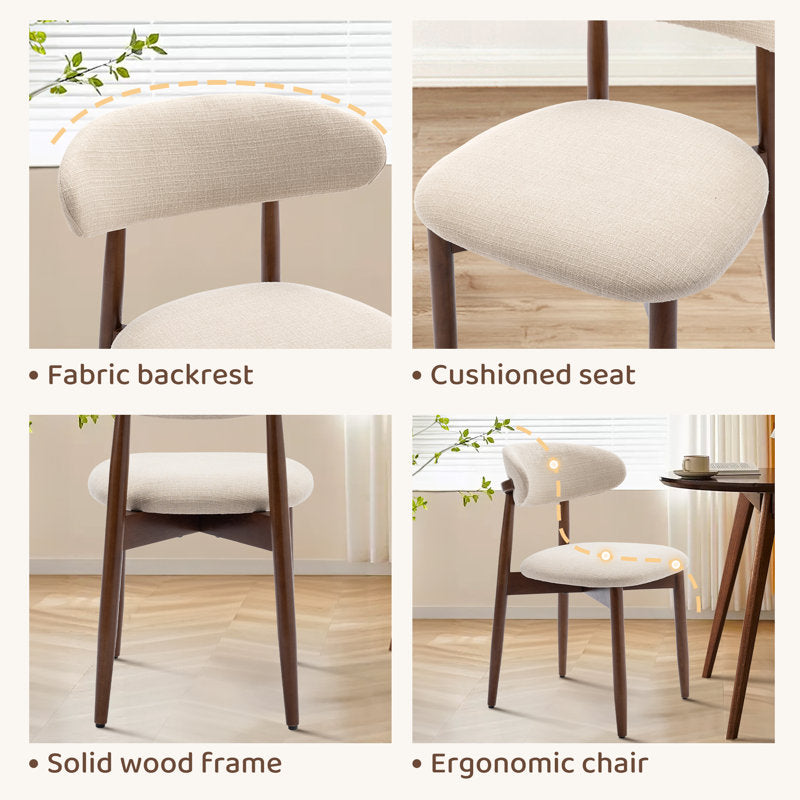 Luxury modern dining chair in teak wood
