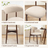 Luxury modern dining chair in teak wood
