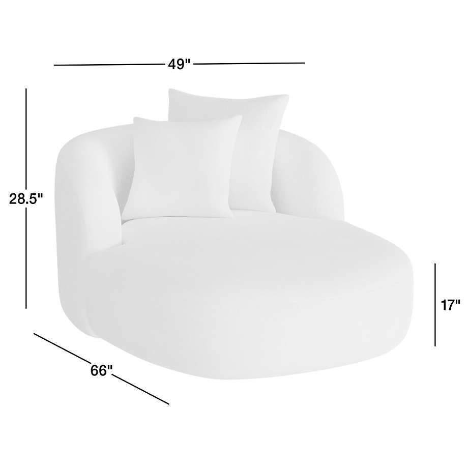 Elegant curved sofa chair handcrafted from teak wood