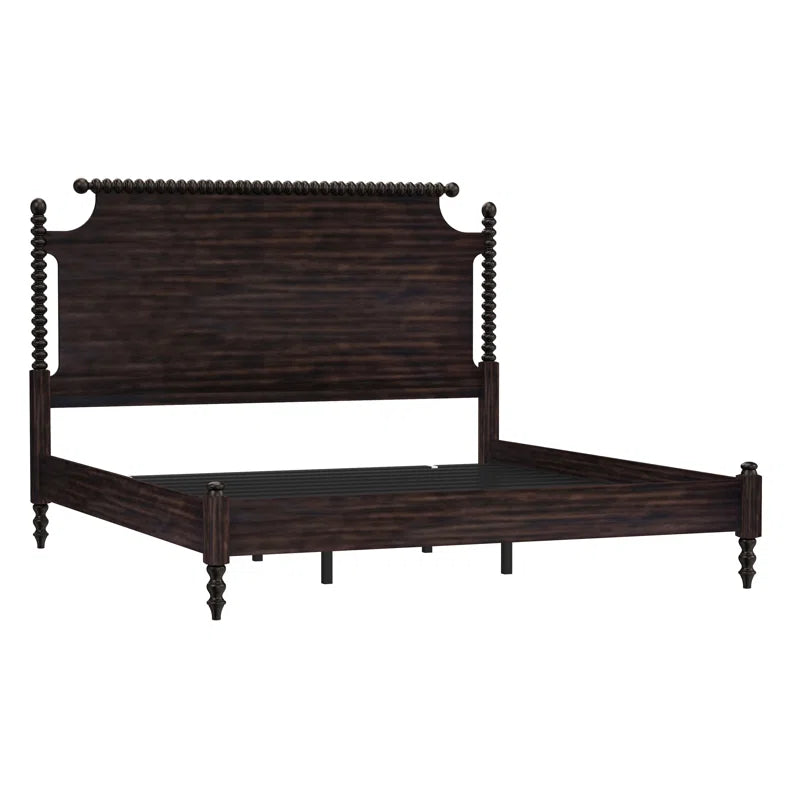 ​Sky Rise Decor Traditional Spindle Bed in master suite setting