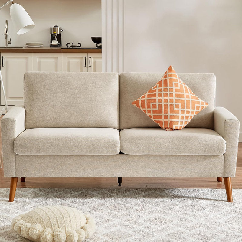 Modern teak wood sofa for living room furniture