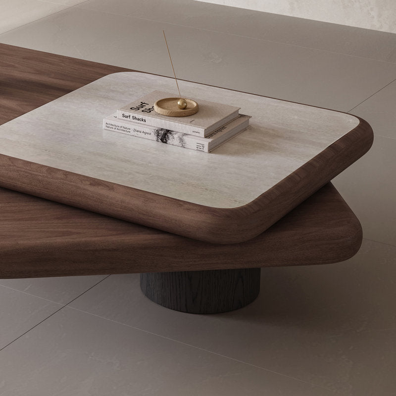 Elegant teak wood coffee table for luxury homes