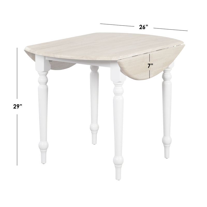 Stylish teak wood dining table for small dining room