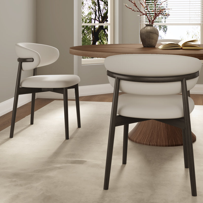 “Luxury 6-seater round teak dining set with pedestal base”