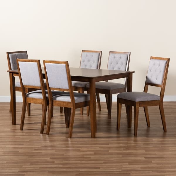 Stylish dining room furniture with wood finish