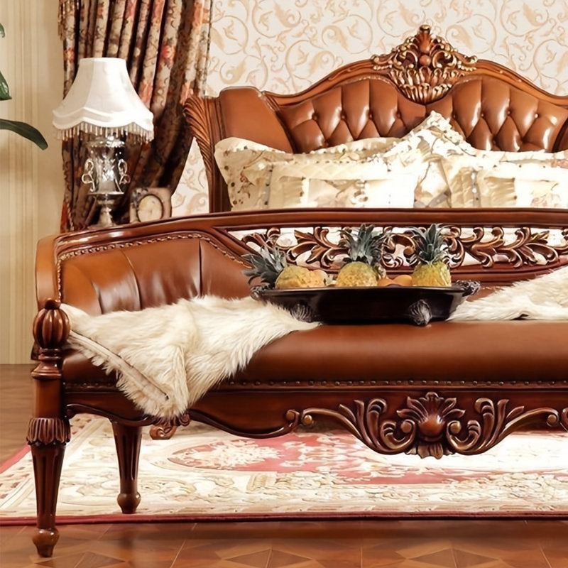 Luxury solid teak wood chaise lounge