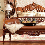 Luxury solid teak wood chaise lounge
