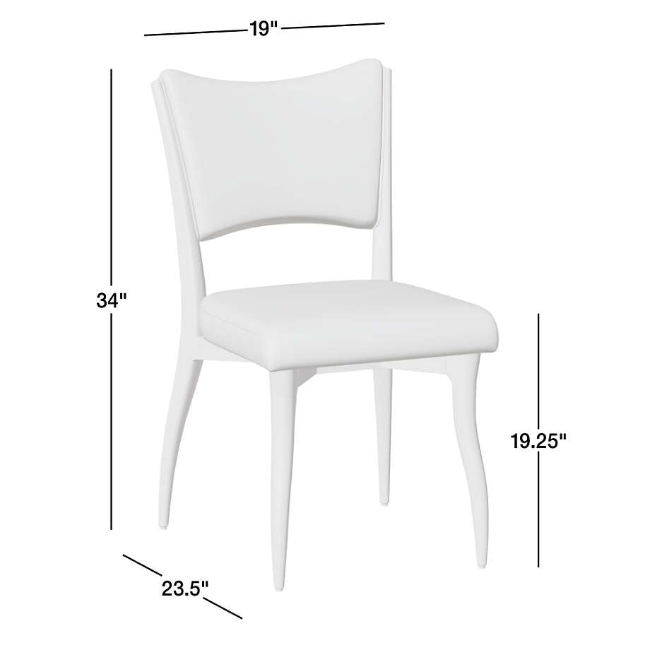 Modern teak wood dining chair with cushioned backrest