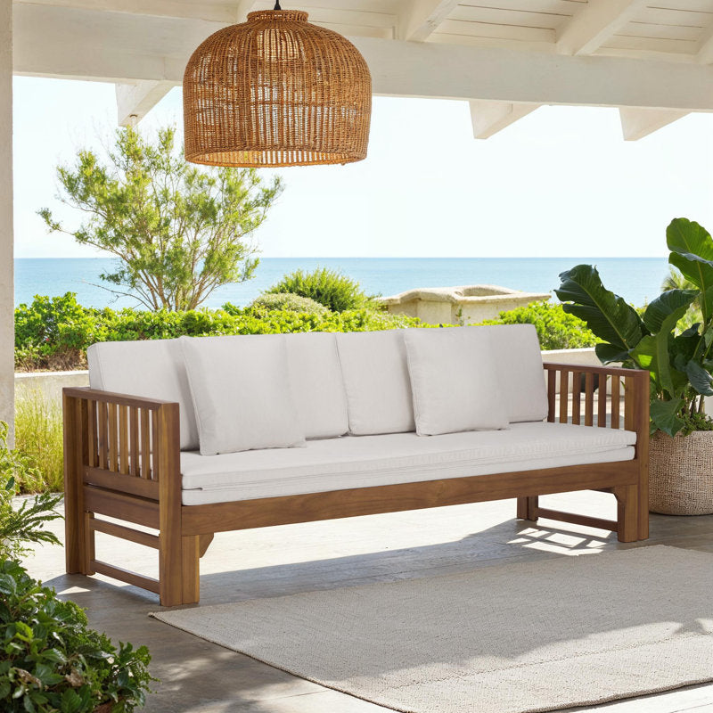 Premium teak wood garden sofa for patio