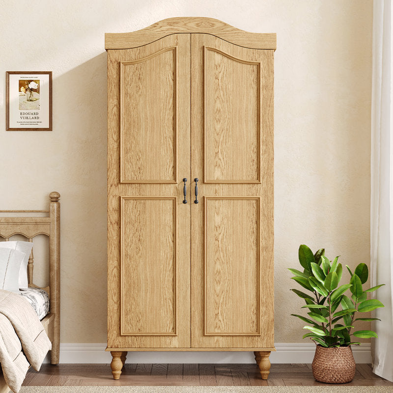 Natural teak wood cupboard for bedroom