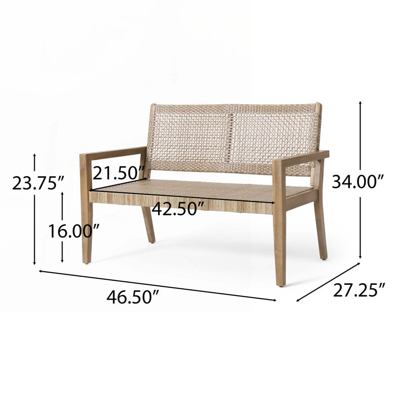 Premium teak wood seating bench