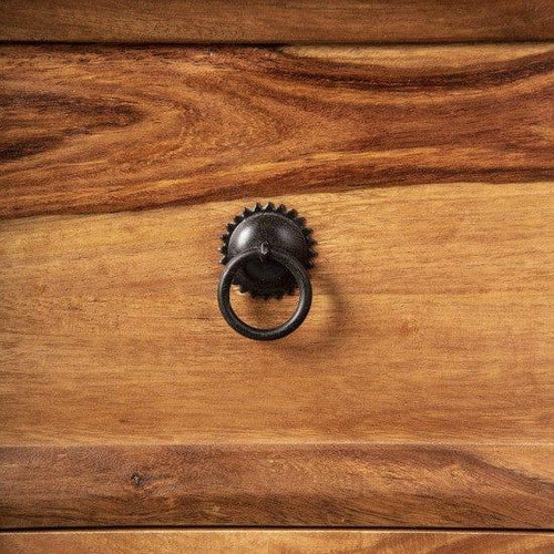 Artisan handcrafted wooden sideboard storage cabinet