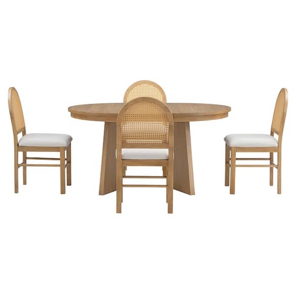 Natural teak wood dining furniture