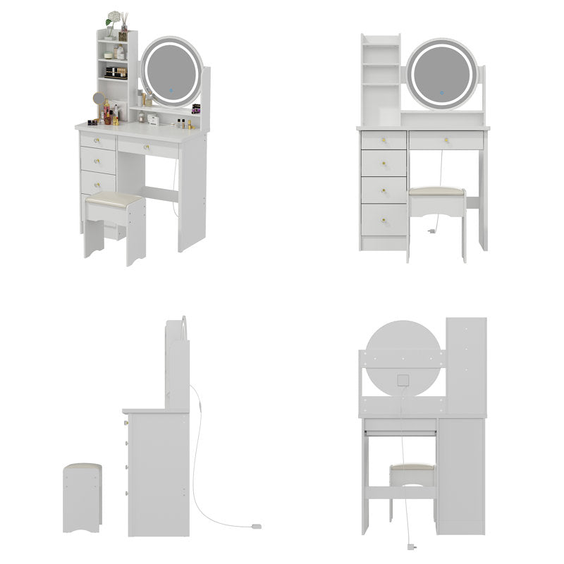 modern vanity table with storage drawers India

