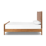 Designer solid wood bed for modern interiors