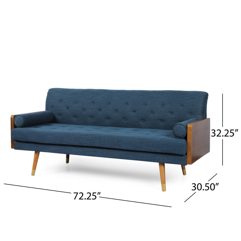 Contemporary teak wood couch for stylish interiors