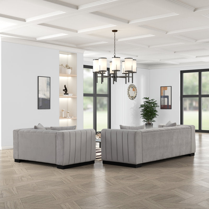Solid teak wood luxury sofa set for spacious living rooms