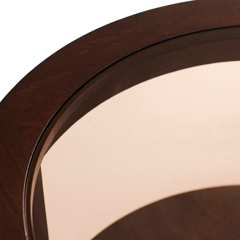 Contemporary teak wood living room center table