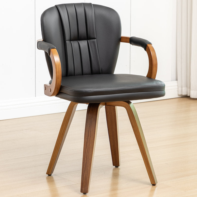Elegant teak wood armchair for modern home