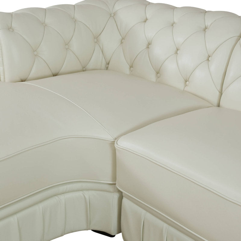 Premium White L Shape Sofa for Luxury Home Interiors