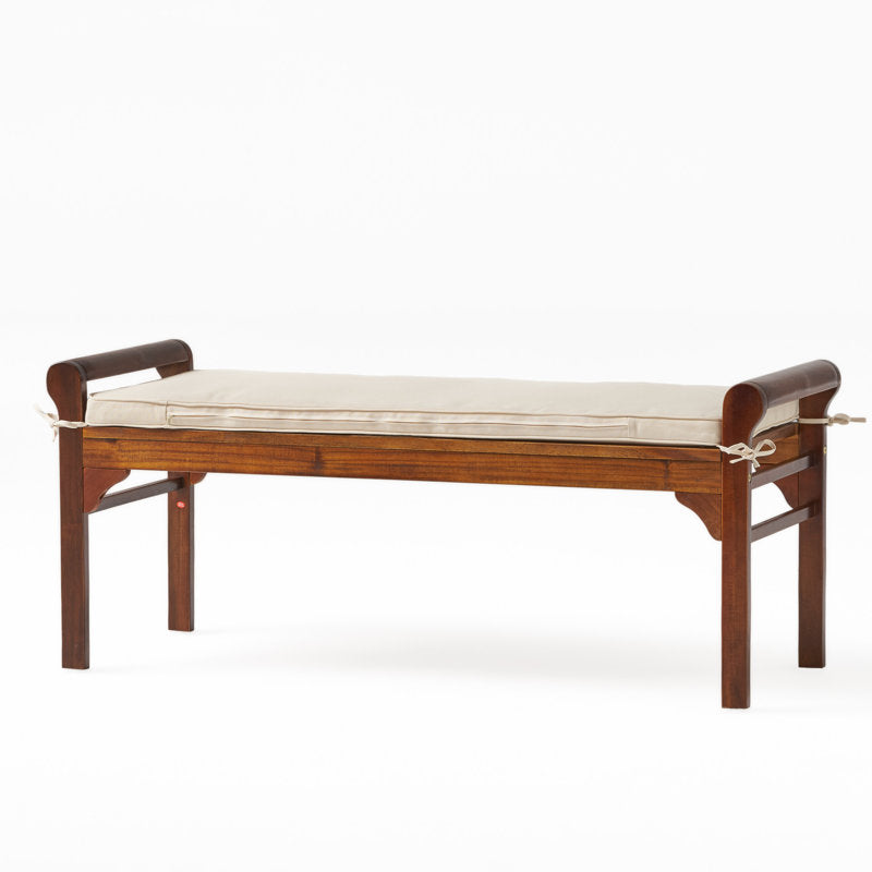 Solid teak wood bed bench for home décor
