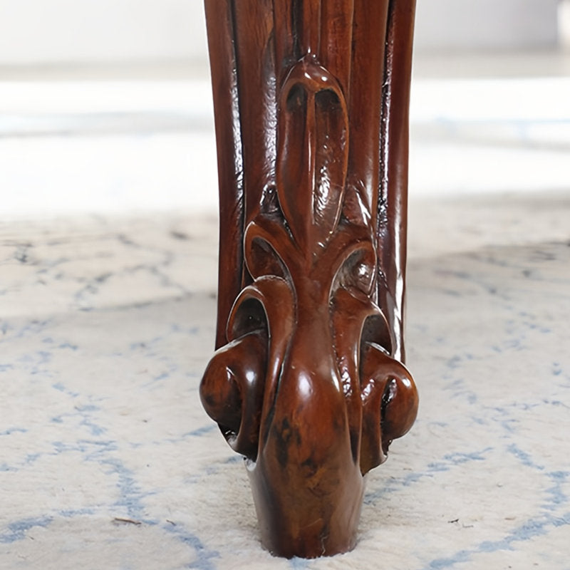 Luxury living room teak wood bench
