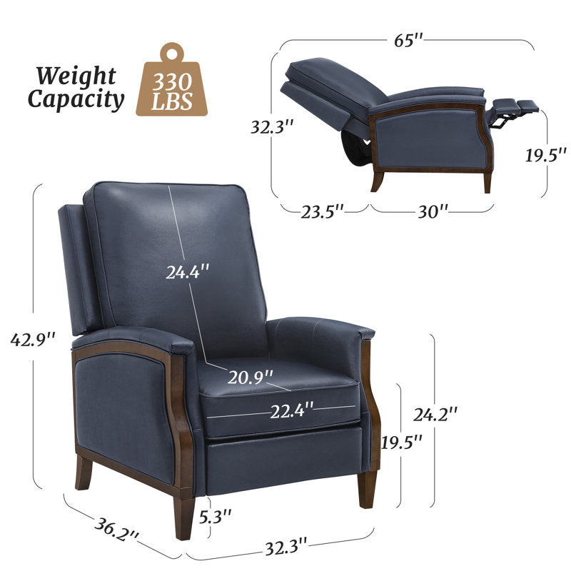 Contemporary teak wood seating chairs with padded armrests