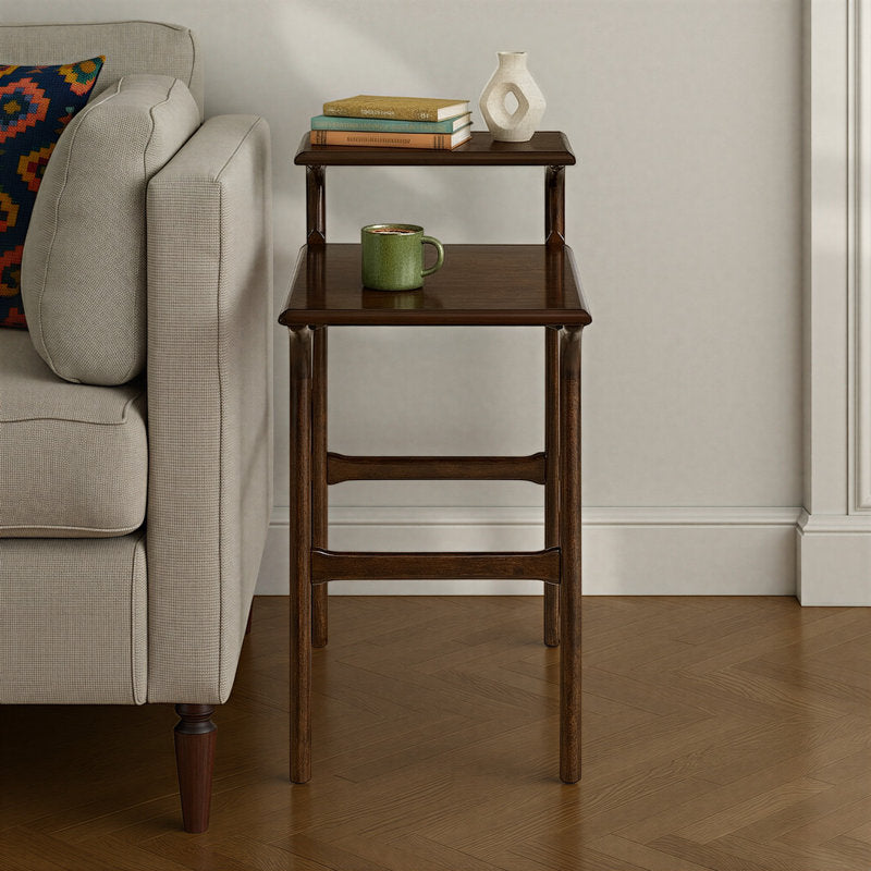 Wooden C table for living room furniture