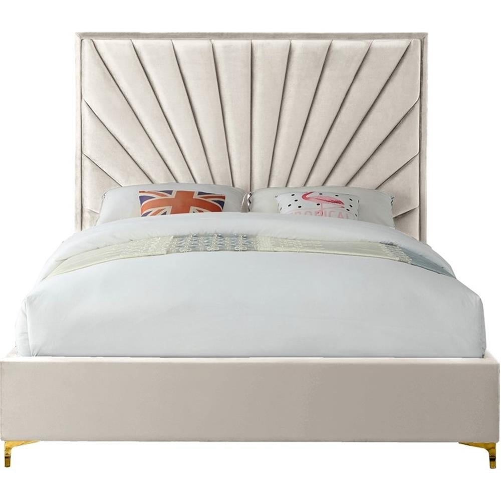 minimalist bedroom upholstered bed