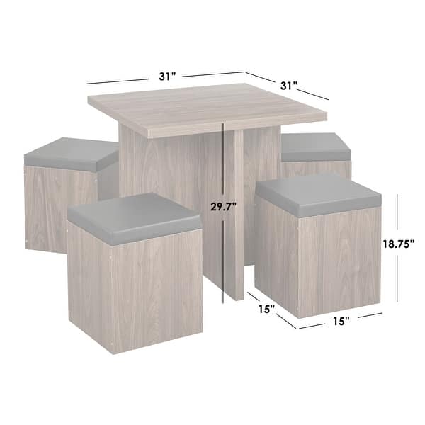 Contemporary dining room furniture set