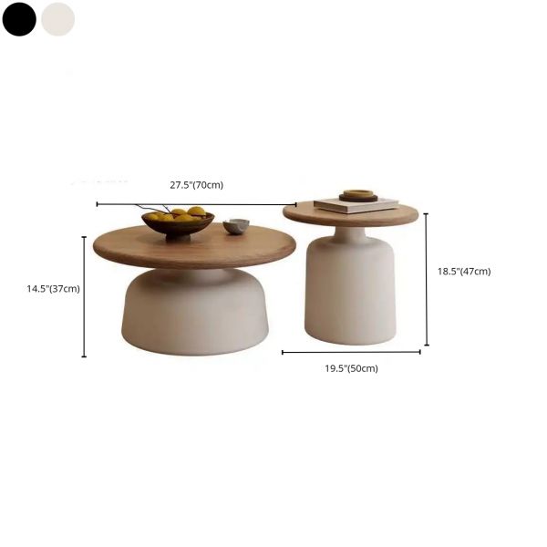 Contemporary living room nesting tables