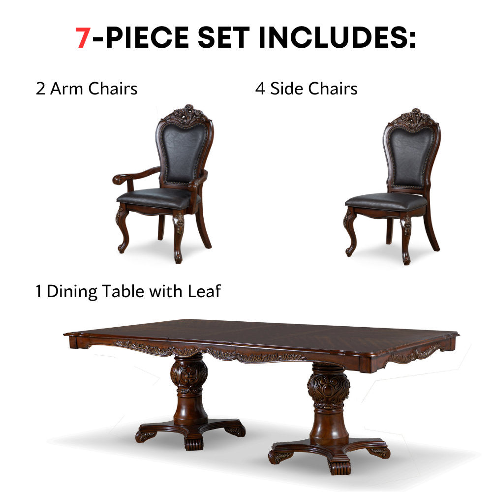 Designer teak wood dining furniture collection