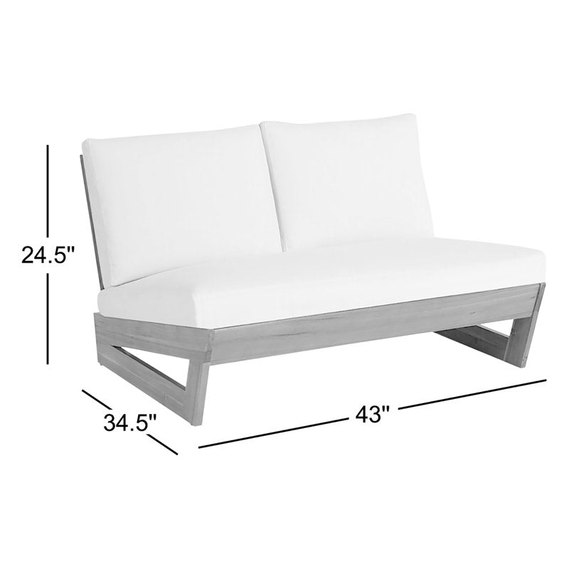 Modern wooden sofa for home interiors