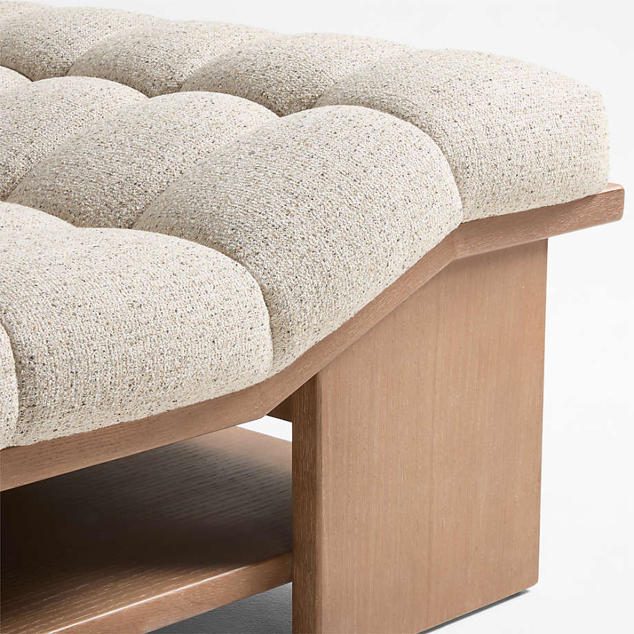 Premium wooden bench with modern designer frame