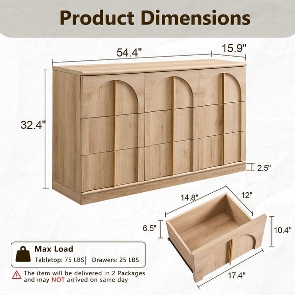 Stylish teak wood cabinet for hallway storage