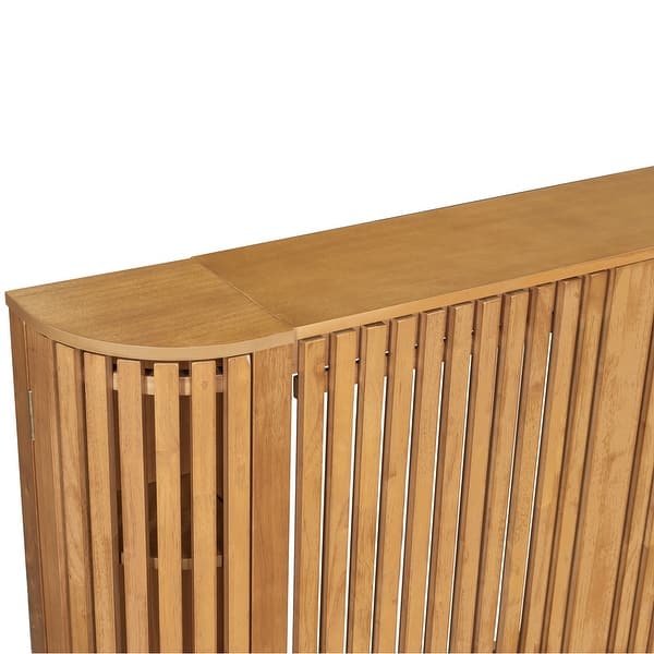 Elegant teak wood bedroom furniture design