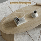 Minimalist teak wood living room table