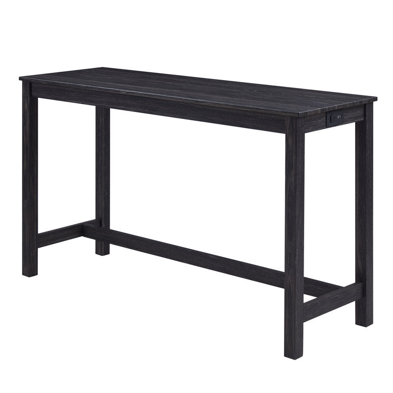 Elegant black console table and stool set for modern homes
